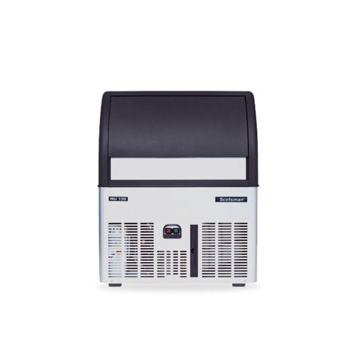 دستگاه یخ‌ساز اسکاتمن مدل AC46 با ظرفیت تولید 46 کیلوگرم یخ در 24 ساعت، طراحی جمع‌وجور، بدنه مقاوم و مناسب برای رستوران‌ها، کافی‌شاپ‌ها و مصارف صنعتی.